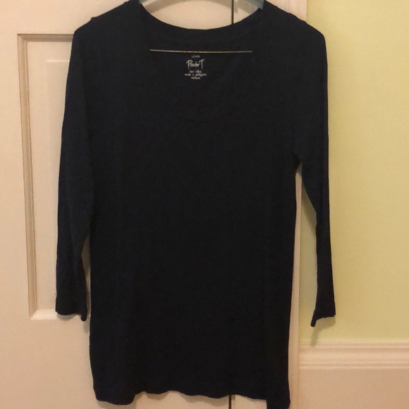 J. Crew Tops - Navy J. Crew Painter Tee